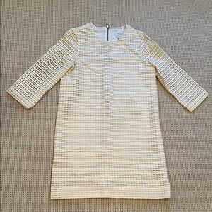 Kate Spade Cream Shift Dress- Size 8
